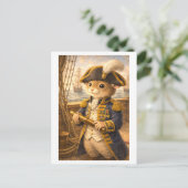 Loopbaan Muis als marine-admiraal Briefkaart (Staand voorkant)
