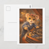 Loopbaan Muis als monteur Briefkaart (Voorkant / Achterkant)