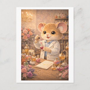 Loopbaan Muis als parfumeur Briefkaart