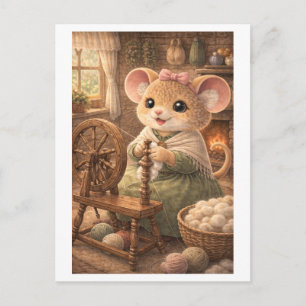 Loopbaan Muis als Spinner Briefkaart