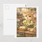 Loopbaan Muis als tuincentrumklerk Briefkaart (Voorkant / Achterkant)