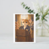 Loopbaan Muis als US President Briefkaart (Staand voorkant)
