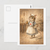 Loopbaan Muis als Verpleegster Briefkaart (Voorkant / Achterkant)