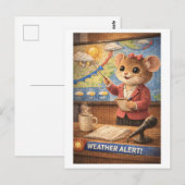 Loopbaan Muis als Weervoorspeller Briefkaart (Voorkant / Achterkant)