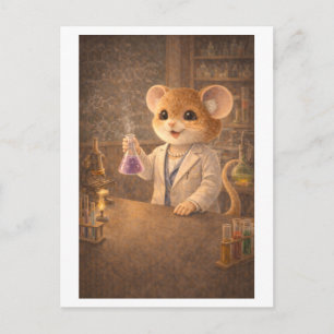 Loopbaan Muis als Wetenschapper Briefkaart