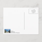 Loopbaan naar het paradijs denken aan je Briefkaar Briefkaart (Achterkant)