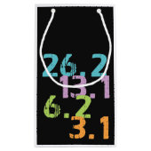 loopbaanafstanden met thema klein cadeauzakje (Achterkant)