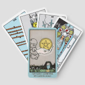 Loopbaanbevestiging | Kaart van pentakels tarot (Achterkant)