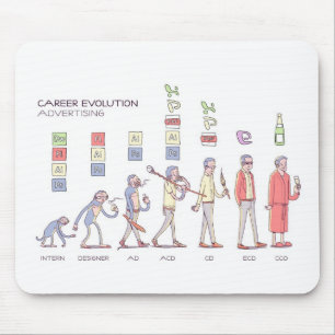 Loopbaanevolutie Mousepad Muismat