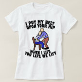 Loopband-opheffende fysiotherapie t-shirt (Design voorkant)