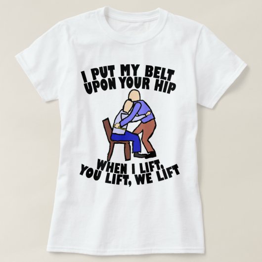 Loopband-opheffende fysiotherapie t-shirt (Design voorkant)