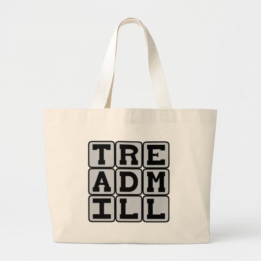 Loopband, Trainingsapparatuur Grote Tote Bag (Voorkant)