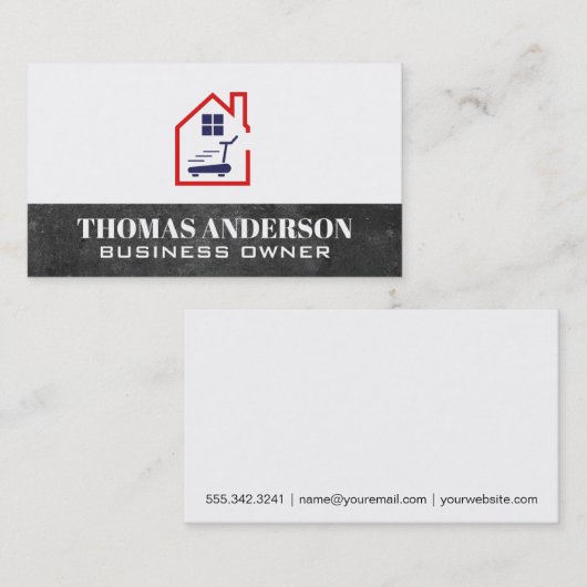 Loopband voor thuisgym visitekaartje (Voorkant / Achterkant)