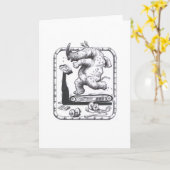 loopbandneushoorn kaart (Gele Bloem)