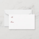 Loopende puppies kinder valentijn notitiekaartje (Achterkant)