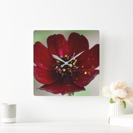 Loopgekleurd chocoladeventiel  vierkante klok (Huis)