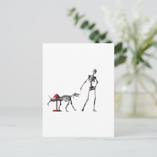 loophond briefkaart (Staand voorkant)