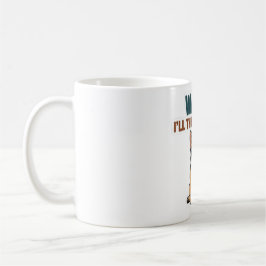 Loopje? Ik denk erover na Franse Bulldog Sticker Koffiemok