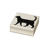 loopkat-silhouet rubberstempel (Stempel)