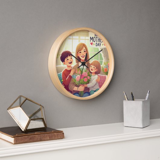 Loopklok cadeau voor moederdag (Kantoor)