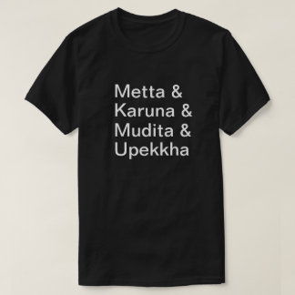 Loopkracht, compassie, vreugde, gelijkheid t-shirt