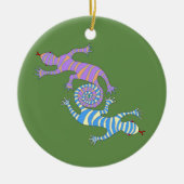 looplussen keramisch ornament (Voorkant)