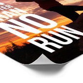 loopmotivatie citaat wit typografie meisje poster (Hoek)