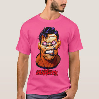 loopneus hoofdmeisje t-shirt