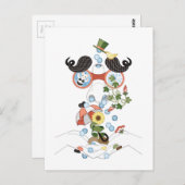 Loopneus van genade (remake) briefkaart (Voorkant / Achterkant)