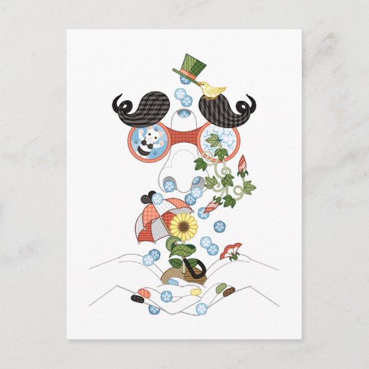 Loopneus van genade (remake) briefkaart (Voorkant)