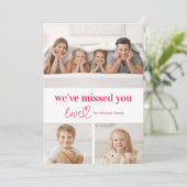 Loopnota EDITABLE COLOR Holiday-fotokaart Feestdagenkaart (Staand voorkant)