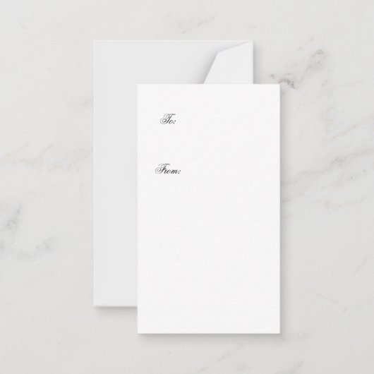 Looppaarden kinder valentijn notitiekaartje (Achterkant)