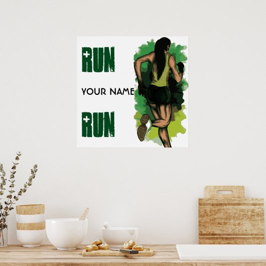 Looppas Lola - Running Inspritation Poster (Keuken)