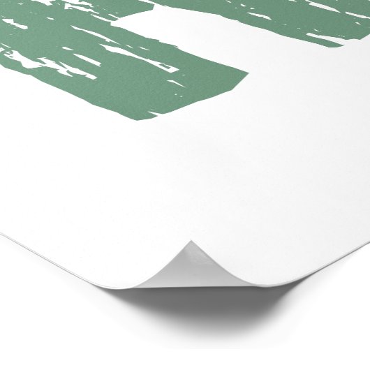 Looppas -  runner Girl Poster (Hoek)