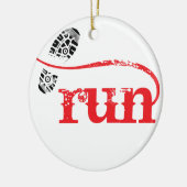 Looppas/Runner van Vetro-juwelen Keramisch Ornament (Links)