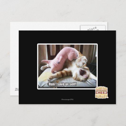 Looppas! Sparen ur zelf! Briefkaart (Voorkant / Achterkant)