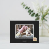 Looppas! Sparen ur zelf! Briefkaart (Staand voorkant)