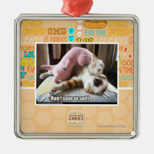 Looppas! Sparen ur zelf! Metalen Ornament