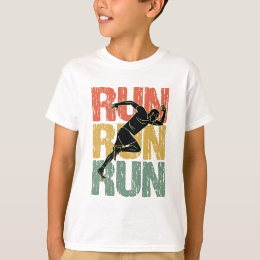 Looppas uitvoeren - Runner T-shirt (Voorkant)