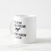 Looppas van uw problemen koffiemok (Voorkant links)