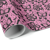 looppatroon met vlinders cadeaupapier (Rol Hoek)