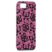 looppatroon met vlinders Case-Mate iPhone case (Back/Rechts)