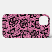 looppatroon met vlinders Case-Mate iPhone case (Achterkant (horizontaal))