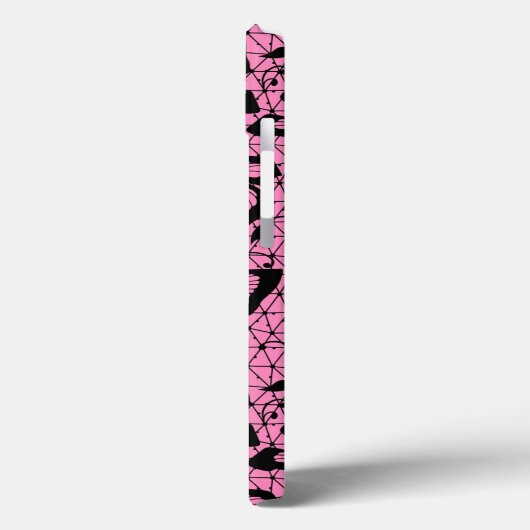 looppatroon met vlinders Case-Mate iPhone case (Achterkant / Links)