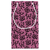 looppatroon met vlinders klein cadeauzakje (Achterkant)