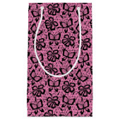 looppatroon met vlinders klein cadeauzakje (Voorkant)