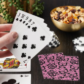 looppatroon met vlinders pokerkaarten (Insitu)