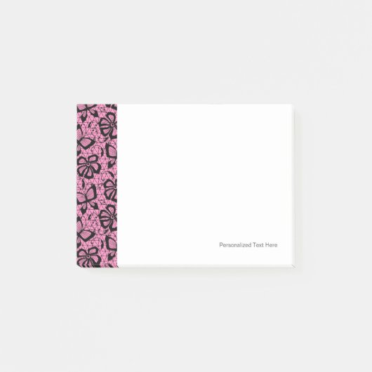 looppatroon met vlinders post-it® notes (Voorkant)