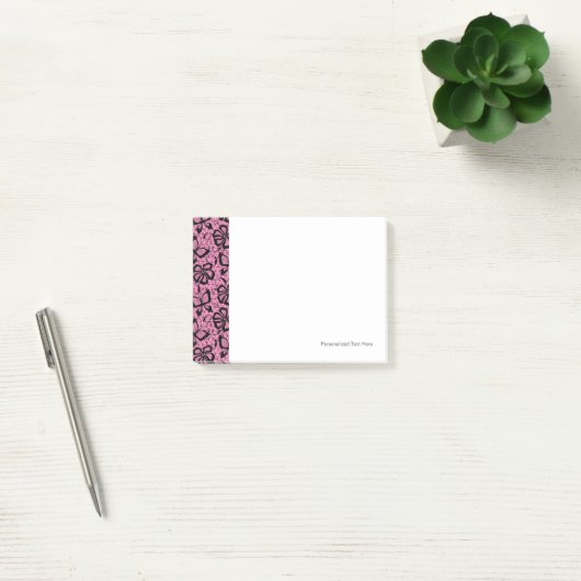 looppatroon met vlinders post-it® notes (Kantoor)