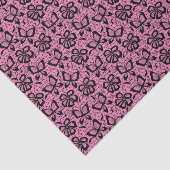 looppatroon met vlinders tissuepapier (Detail)